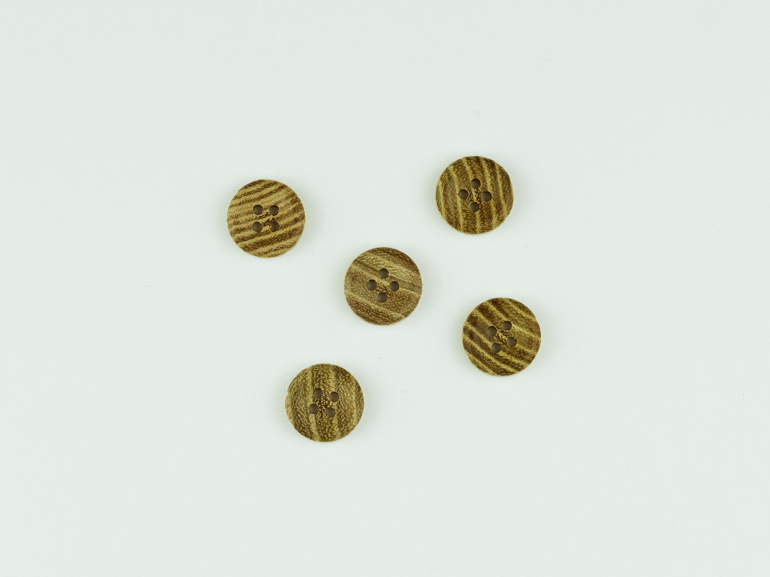 Acacia wood buttons